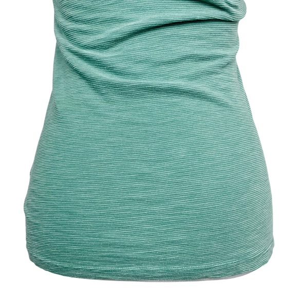 Anthropologie t.la Striped Scoop Neck Layering Tank Women’s Small Seafoam Green - Picture 8 of 11